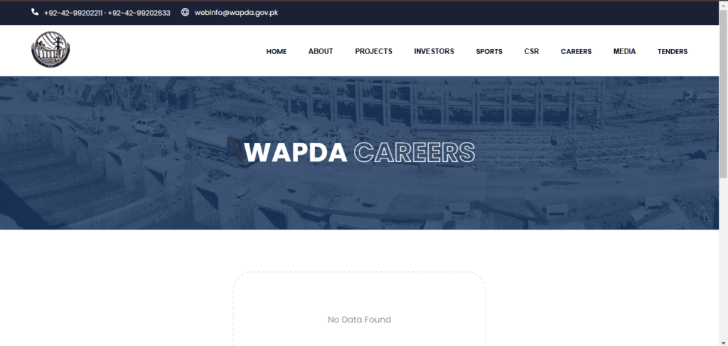 wapda jobs online apply