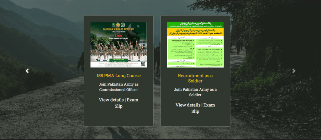 pak army civilian jobs apply form