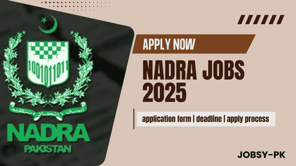 nadra jobs 2025