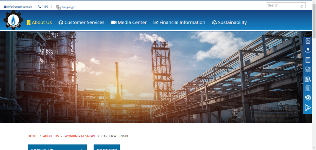 sui gas jobs official site