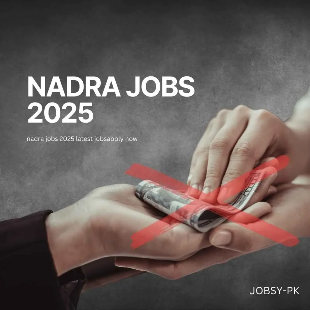 Nadra Jobs 2025 Most Recent Advertisement